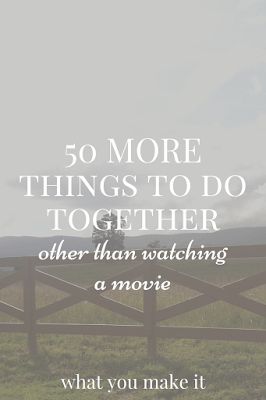 50 MORE things to do together (other than watching movies) - What You Make It Things To Do Together, Best Starters, Watching A Movie, Married Couples, Watching Movies, Time Life, Love Is In The Air, Married Life, Love Images