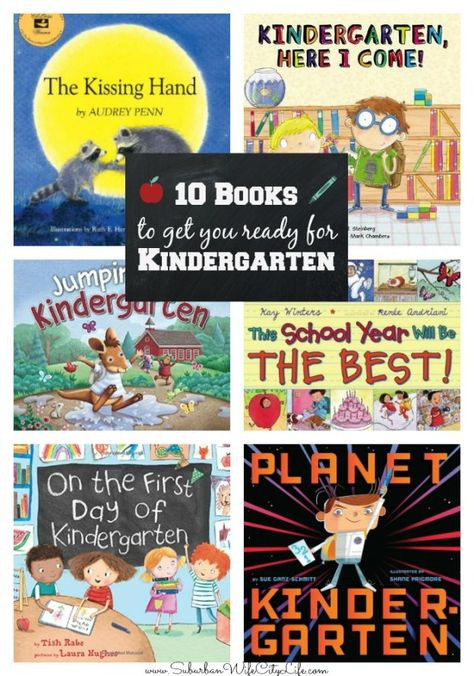 Books to get you ready for Kindergarten Kindergarten Living Books, Books To Read Before Kindergarten, Living Books For Kindergarten, Best Read Aloud Chapter Books For Kindergarten, Starting Kindergarten, First Day Of Kindergarten, Kindergarten Rocks, Kindergarten Books, Kindergarten Lesson Plans