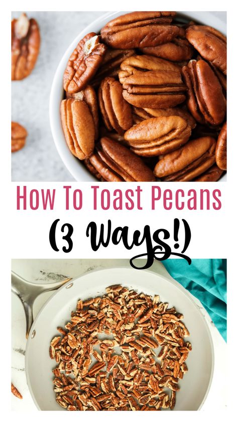 How To Toast Pecans On The Stove, Toast Pecans In Oven, Baked Pecans Oven, Toasting Pecans Oven, How To Toast Pecans In The Oven, Toasted Pecans Stovetop, Baked Pecans Recipe, Roasting Pecans In Oven, How To Roast Pecans In Oven