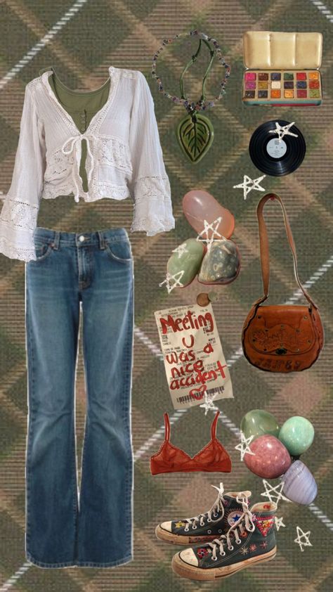 90s Boho Fashion, Shiloh Core, Cute Outfits 2023, 70's Outfit, 70 Clothes, Pinterest Wardrobe, Grunge Core, Character Moodboard, 70 Outfits