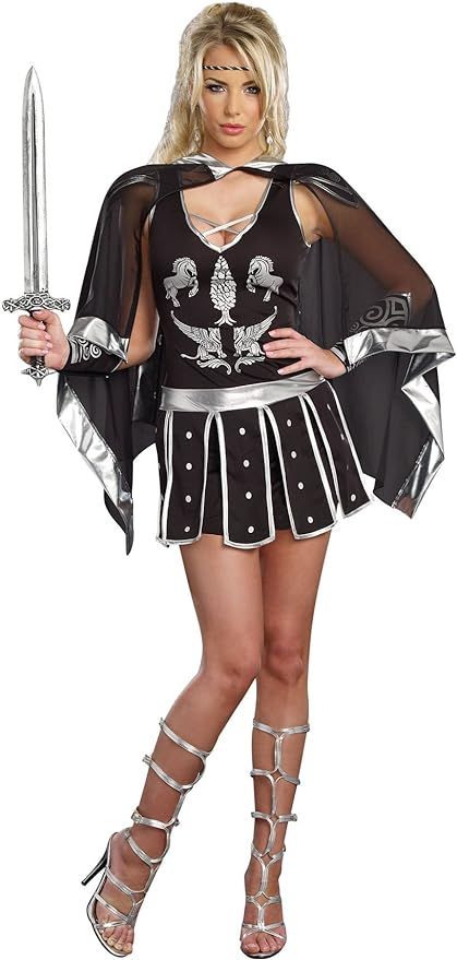 Amazon.com: Dreamgirl Women's Glorious Gladiator Royal Warrior Costume: Clothing, Shoes & Jewelry Gladiator Halloween Costume, Gladiator Halloween, Gladiator Costume, Gladiator Costumes, Flapper Halloween, Warrior Dress, Girl Halloween Costume, Red Riding Hood Costume, Warrior Costume