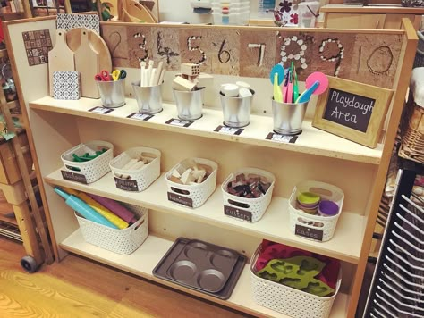 Eyfs Malleable Area, Eyfs Playdough Area, Play Dough Area Eyfs, Playdough Area Eyfs, Malleable Area Eyfs, Nursery Classroom Layout, Art Area Eyfs, Play Dough Station, Creative Area Eyfs