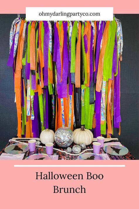 Fringe Backdrop, Halloween Party Decor Fall Fringe Backdrop, Thanksgiving Fringe Backdrop, Halloween Tablecloth Backdrop, Halloween Fringe Backdrop, Black Streamers Halloween, Colorful Fringe Backdrop, Fall Fringe, Halloween Party Photo, Halloween Dance