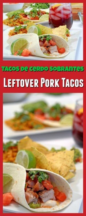 Tacos de cerdo sobrantes, Leftover Pork Tacos Recipe. Christmas Tacos, Pork Tenderloin Tacos, Leftover Pork Tenderloin, Leftover Pork Chops, Barbecue Pork Ribs, Leftover Pork, Diy Easy Recipes, Pork Tacos, Pork Tenderloin Recipes