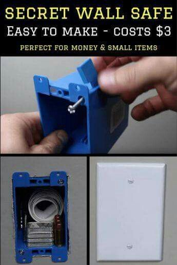 Hiding Money, Stash Spots, Secret Walls, Secret Hiding Places, Socket Cover, Hidden Spaces, Switch Socket, Wall Safe, Hidden Compartments