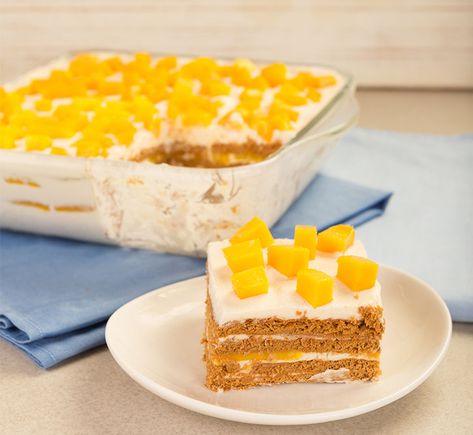 Treat Photography, Graham Cracker Recipes Desserts, Mango Graham Cake, Mango Graham, Graham Cake, Recipe Mango, Graham Cracker Recipes, Rilakkuma Wallpaper, Food Reference