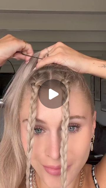 Hairstyles Tutorial, Homecoming Hair Down, Summer Hairstyles For Medium Hair, Hair Summer, Crazy Hair Days, Braided Hairstyles Easy, Sporty Hairstyles, Kids Braided Hairstyles, Teen Hairstyles