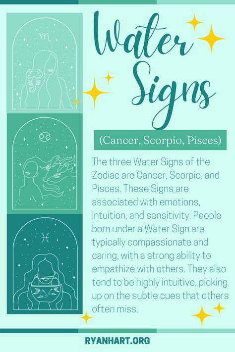 Moon Sign Scorpio, Scorpio Water Sign, Rising Sign Scorpio, Pisces Moon Sign, Moon In Pisces Astrology, Astrology Meaning, Zodiac Elements, Reading Charts, Water Signs