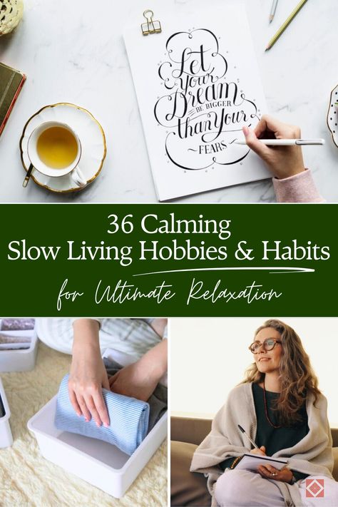 Enhance your homesteading journey with 36 relaxing slow living hobbies and habits. These activities, including gardening, cooking, and crafting, promote ultimate relaxation and peace. Learn how to incorporate these calming practices into your daily life for a more serene and balanced experience. 🌸 #Homesteading #SlowLiving #Relaxation Slow Living Hobbies, Calming Practices, Slow Food Movement, Calming Music, Mood Boosters, Music Images, Improve Flexibility, Slow Food, Closer To Nature