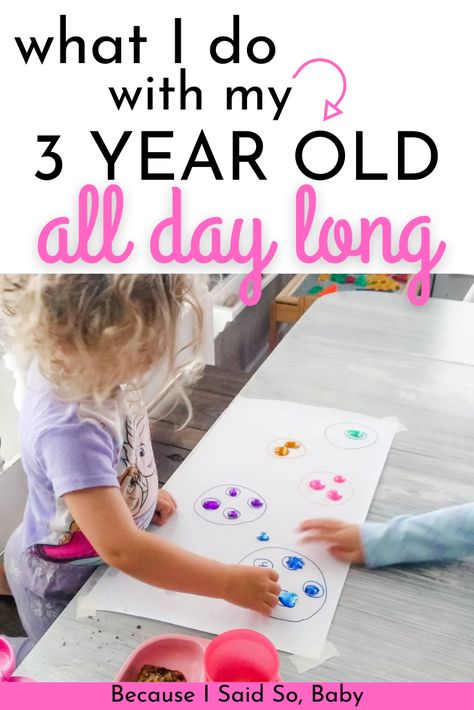 3 Yr Activities, 3 Yo Learning Activities, 3 Year Indoor Activities, Activities For 3 Yrs Kids At Home, Activities With Toddlers At Home, Indoor Activities For Three Year Olds, 3 And A Half Year Old Schedule, 3 And Half Year Old Activities, Stay At Home Mom Activities Toddlers