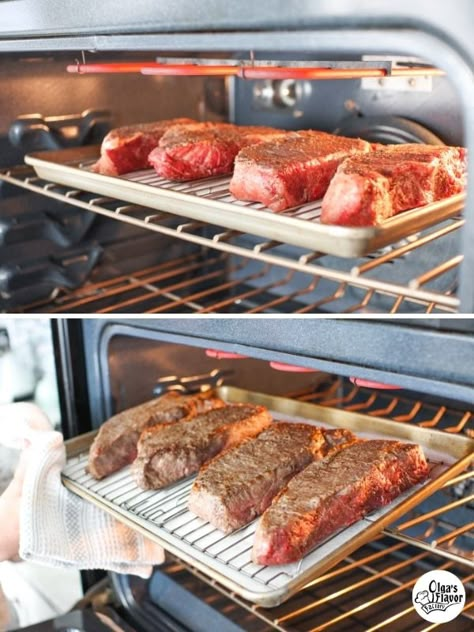 Tbone Steak Recipe Broiled, Steak In Broiler How To Cook, Cook A Steak In The Oven, Baked Steak Tips In Oven, Best Way To Make Steak In Oven, Cook Sirloin Steak In Oven, Broiled Steak Tips, Best Steak In The Oven, Oven Cooked Steaks