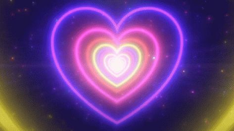 Heart Tunnel GIF - Heart Tunnel - Discover & Share GIFs Studio Killers, Neon Heart Light, Neon Background, Gif Background, Animated Heart, Y2k Background, Bg Design, Moving Wallpapers, Love Wallpaper Backgrounds