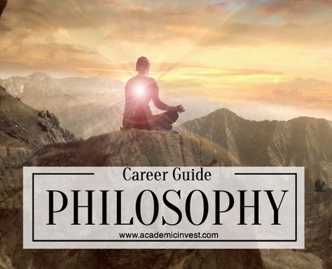 Philosophy Career Guide -- What to do with your degree in Philosophy -- Bachelor of Arts in Philosophy -- Philosophy Major Philosophy Career, Philosophy Degree, Philosophy Major, School Of Philosophy, Art Careers, Career Fields, Graduate Degree, Bachelor Of Arts, Dorm Ideas