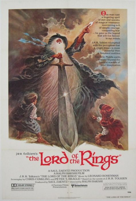 The Lord of the Rings (1978) [750 x 1110] Poster Grafico, Ralph Bakshi, Lotr Art, Fellowship Of The Ring, Movie Prints, Rings Vintage, The Lord Of The Rings, Jrr Tolkien, Gandalf