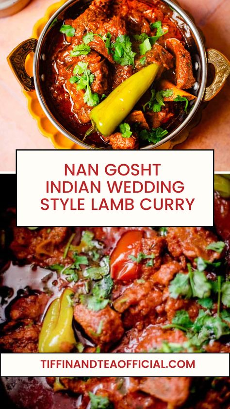 Nana gosht in dish Indian Lamb Curry, Eid Recipes, Lamb Stew Recipes, Slow Roast Lamb, Easy Home Recipes, Eid Food, Tandoori Masala, Lamb Curry, Indian Curry