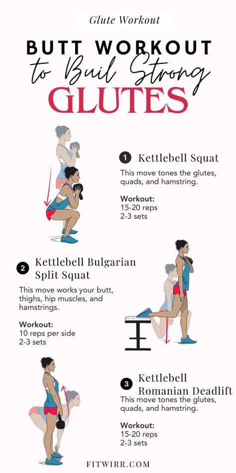 Ultimate Glute Workout Routine for Women: 5 Best Butt Exercises for Stronger Glutes #workout #homegym #fitness #exercise #motivation #health #healthylifestyle #fitfam #gymlife. https://www.theworldaccordingtome.org/fitness-health/1859787_weekly-gym-workout-plan-for-women-get-strong-and-feel-great/?275 Ways To Build Muscle At Home, Best Glutes Workout For Women At Home, Leg Glute Workout At Home, Glute Exercises For Women At Home, Legs And Glutes Workout At Home, Glutes Workout Plan, Legs And Glutes Workout, Weekly Gym Workouts, Glutes Workout At Home