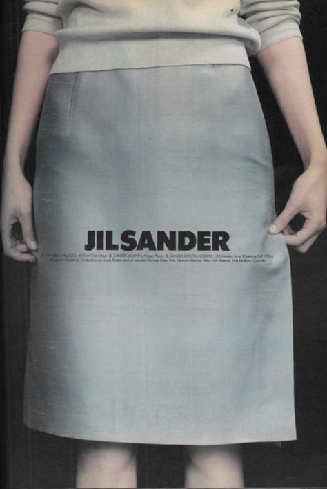 Jil Sander 90s, Jil Sanders, Craig Mcdean, Campaign Fashion, Brand Campaign, Fashion Advertising, Fashion Graphic, 가을 패션, Advertising Campaign