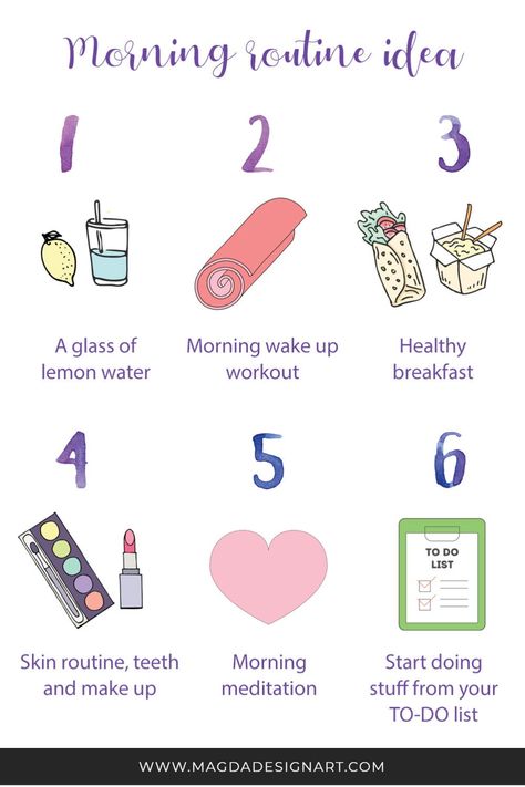 Couples Morning Routine, Morning Routine Infographic, Look Good Everyday, Best Morning Routine, Morning Routine Productive, Fitness Habits, Best Morning, Look Put Together, Water Exercises