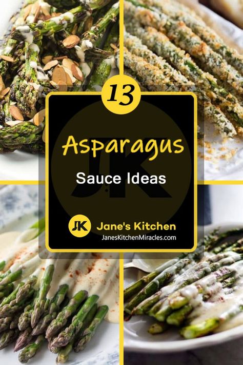 Sauce For Asparagus, Asparagus Sauce, Asparagus Dishes, Dips Recipes, Bearnaise Sauce, Asparagus Fries, Steamed Asparagus, Balsamic Reduction, How To Cook Asparagus