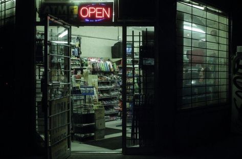 Sludge Aesthetic, Convenience Store Aesthetic Night, Convenience Store At Night, Convenient Store Aesthetic, Convenience Store Aesthetic, Bg Design, Sketch Pad, Everything Is Fine, Cinematic Photography