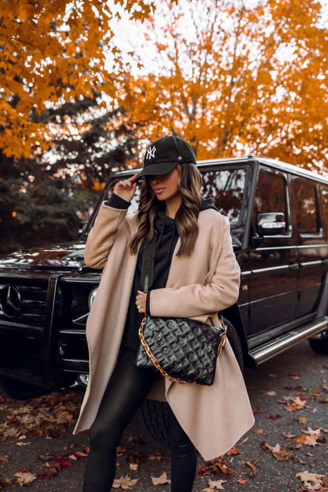 How to Make Athleisure Look Luxe Athleisure Outfits Fall, Fall Athleisure, Mia Mia Mine, Patent Leather Leggings, Athleisure Outfit, Mia Mia, Best Winter Coats, Vision Board Goals, Athleisure Trend