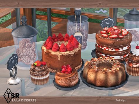 Sims 4 CC Sims 4 Dessert Cc, Sims 4 Cake Decor, Sims 4 Cake Cc, Sims 4 Cake, Sims 4 Bakery Cc, Sims 4 Food Cc, The Sims 4 Pack, Lotes The Sims 4, Christmas Dinner Plates