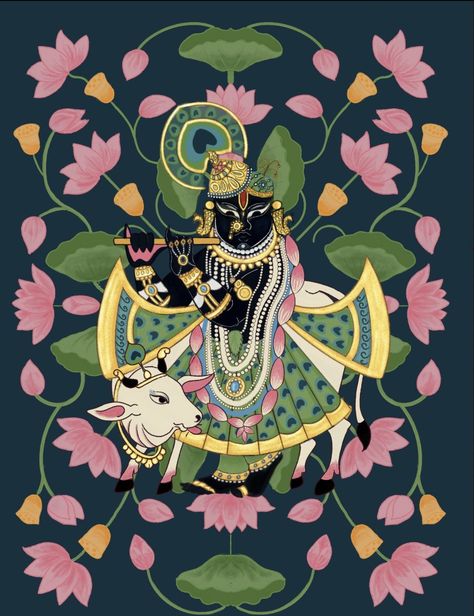 Wallpaper Indian God, Shri Nath Ji Wallpaper, Painting Ideas On Canvas For Kitchen, Shrinathji Wallpapers, Shrinath Ji Pichwai Painting, Shreenathji Canvas Painting, Shrinath Ji Painting, Shri Nath Ji Painting, Shrinathji Paintings On Canvas