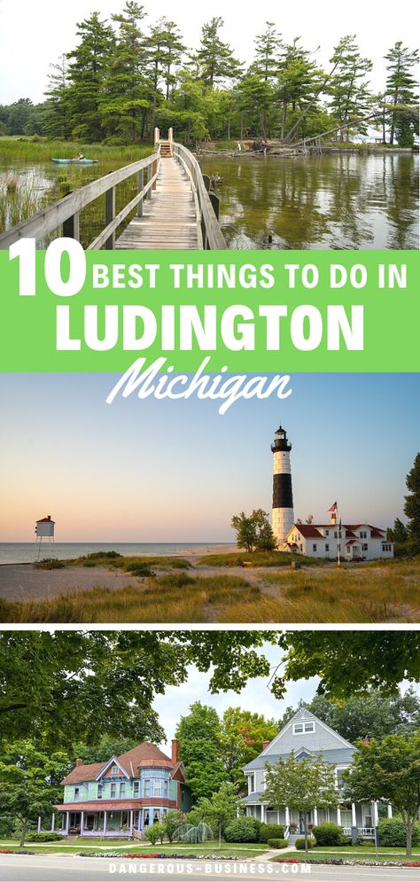 The ultimate guide to visiting Ludington, Michigan for a weekend. Things To Do In Ludington Michigan, Ludington Michigan Things To Do In, Luddington Michigan, Fall Weekend Getaway, Michigan Travel Destinations, Ludington Michigan, Travel Michigan, Manistee Michigan, Vacation 2024