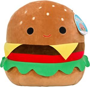 Amazon.com: Squishmallow 16" Carl The Cheeseburger - Officially Licensed Kellytoy Plush - Collectible Soft & Squishy Cheese Burger Stuffed Animal Toy - Add to Your Squad - Gift for Kids, Girls & Boys - 16 Inch : Toys & Games Squishy Food, Pillow Pals, Animal Birthday, Cute Plush, Animal Pillows, Gift For Kids, Sensory Toys, Imaginative Play, Toys Gift