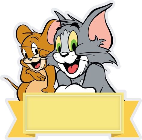 Tom And Jerry Topper Printable, Tom And Jerry Cake Topper, Tom And Jerry Topper, Tomy And Jerry, Tom Pictures, Tom And Jerry Birthday, Tom And Jerry Baby, Tom And Jerry Cake, Tom And Jerry Photos