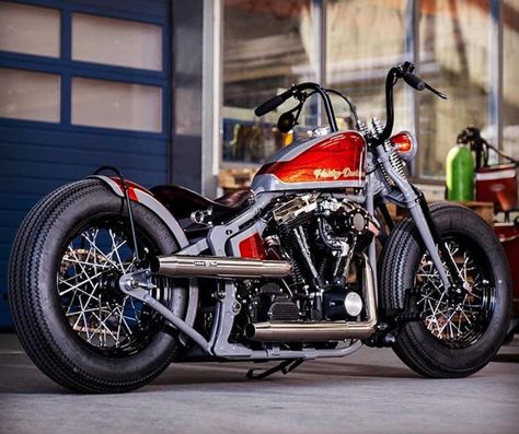 Softail Springer Bobber, Softail Bobber, Softail Springer, Custom Motorcycles Harley, Old School Chopper, Bobber Custom, Harley Bobber, Bobber Bikes, Old Motorcycles