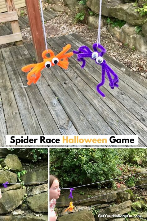 5 Easy & Simple Halloween Games | Get Your Holiday On Simple Halloween Games, Halloween Party Games For Kids, Spider Party, Halloween Bingo Game, Halloween Party Planning, Fun Halloween Party Games, Halloween Party Activities, Party Games For Kids, Fun Halloween Games