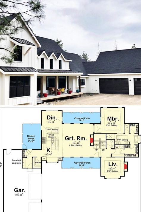 2600 Sq Ft House Plans 2 Story, 2 Story 3000 Sq Ft House Plans, 4 Bedroom Loft House Plans, 2400 Sq Ft House Plans Two Story, House Plans 4 Bedroom 2 Storey, 2 Story Modern Farmhouse, Two Story Farmhouse Plans, House Plans With Loft, Loft House Plans