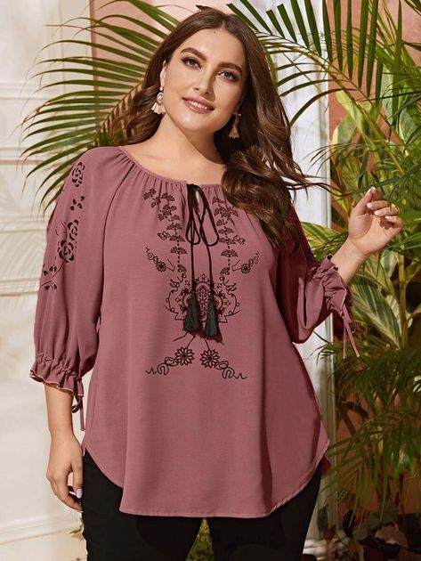 Long Kurti With Skirt, Fall Plus Size, Kurti Designs Latest, Plus Size Gowns, Pattern Dress Women, Casual Shirt Women, Latest African Fashion Dresses, Printed Ties, Plus Size Blouses