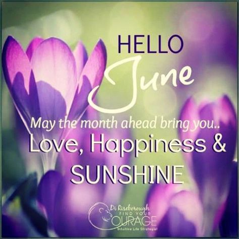 Hello June May The Month Ahead Be Filled With Love Welcome June Images, June Pictures, June Quotes, Welcome June, May Quotes, Monthly Quotes, Happy June, Hello June, Happy Sabbath