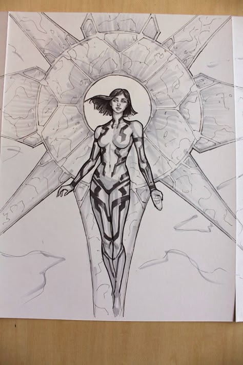 Cortana Halo Fan Art, Cortana Tattoo, Halo Tattoo Ideas, Isaac Hannaford, Halo Tattoos, Halo 4 Cortana, Halo Cortana, Halo Drawing, Halo Poster