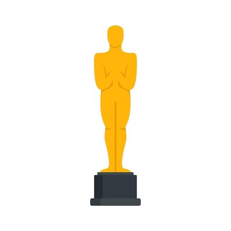 Vector oscar statue icon flat illustrati... | Premium Vector #Freepik #vector #reward #award-winner #conception #win Statue Illustration, Flat Illustration, Vector Icons, Graphic Resources, Web Design, Statue, Design