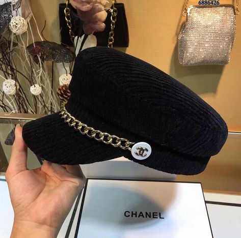 Beanie Collection, Fashion Bazaar, Headwear Fashion, Chanel Hat, Luxury Hats, Stylish Caps, Fashion Cap, Fancy Hats, Girly Accessories