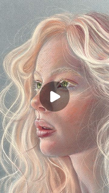 Pastel Pencil Portrait, Soft Pastels Drawing Portraits, Pastel Portraits Tutorial, Dry Pastel Portrait, Soft Pastel Art Portraits, Portraits In Pastel, Soft Pastel Face Drawing, Soft Pastel Portrait, Drawing A Portrait