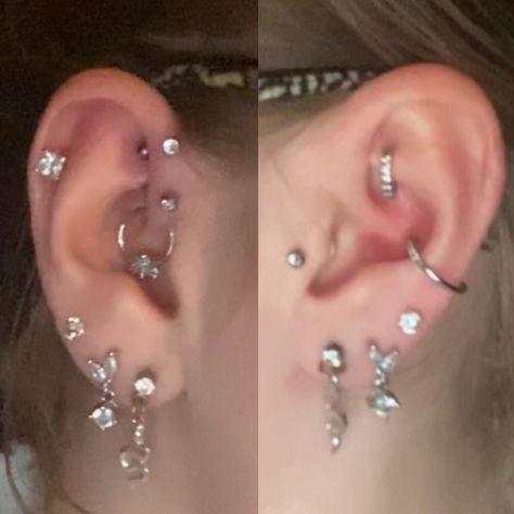 Piercing Stack Ideas, Piercings Ear Chart, Peircings Name Chart, Ear Piercing Inspiration, Ear Piercing Chart, Piercing Inspiration, Ear Peircings, Ear Piercings Chart, Piercing Chart