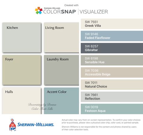 SW Greek Villa is a beautiful soft white that adds an air of light and bright to any room. It's not only perfect for walls, but makes a stunning cabinet color too. But how does it stack up against other popular whites? Read the article to learn more! Greek Villa Paint Color, Greek Villa Paint, Sensible Hue, Sherwin Williams Greek Villa, Greek Villa Sherwin Williams, Off White Paint Colors, Greek Villa, Off White Paint, Accessible Beige