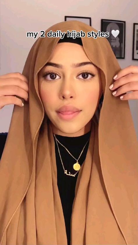 Hijab Hairstyles, Hijab Turban Style, Simple Hijab Tutorial, Estilo Hijab, Stile Hijab, Simple Hijab, Hijab Style Tutorial, Street Hijab Fashion, Pashmina Hijab Tutorial