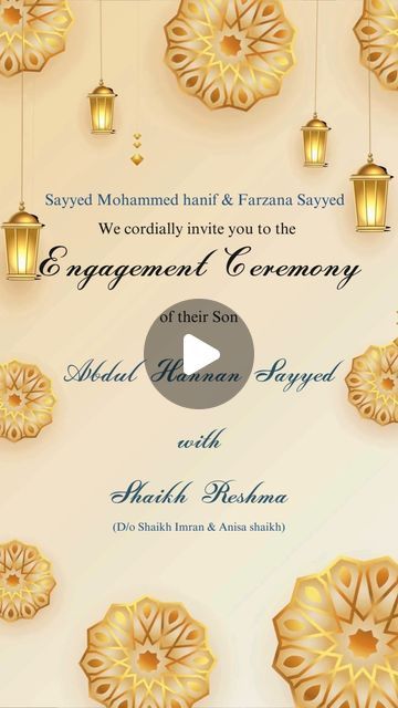 #baatpakki #baatpakkicards Muslim Engagement, Baat Pakki, Engagement Videos, Engagement Ceremony, Video Invitation, Engagement Invitations, Template Ideas, Invitation Card, Invitation Cards