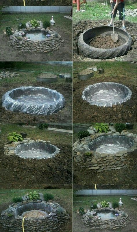 Reban Ayam, Decorative Water Fountain, Backyard Water Fountains, Diy Water Feature, Taman Air, Diy Water Fountain, Garden Water Fountains, Fountains Backyard, نباتات منزلية