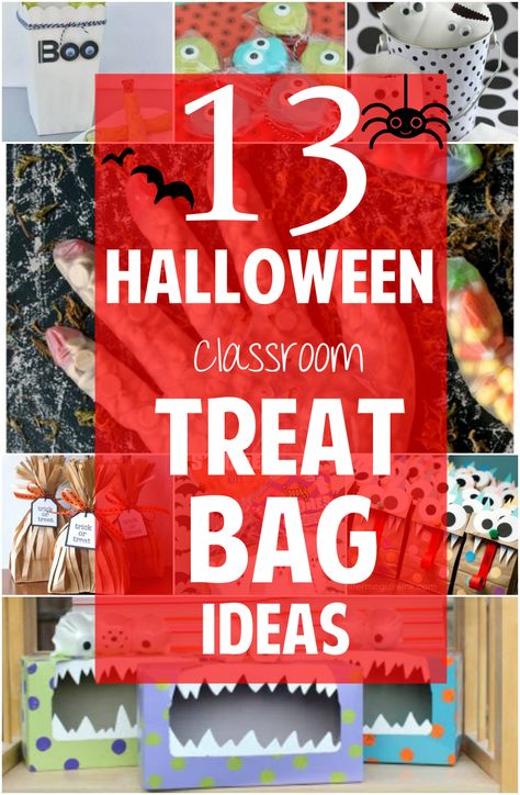 13 Spooky DIY Halloween Treat Bags | CandyDirect.com Diy Halloween Goodie Bags, Diy Halloween Favors, Panther Halloween Costume, Diy Halloween Treat Bags, Halloween Bags Diy, Treat Bag Ideas, Halloween Classroom Treats, Creative Halloween Treats, Halloween Candy Crafts