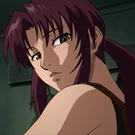 Revy Black Lagoon Pfp, Red Hair Anime Characters, Revy Black Lagoon, Black Lagoon Anime, Black Lagoon, Image Fun, Animated Drawings, 90s Anime, Discord Server