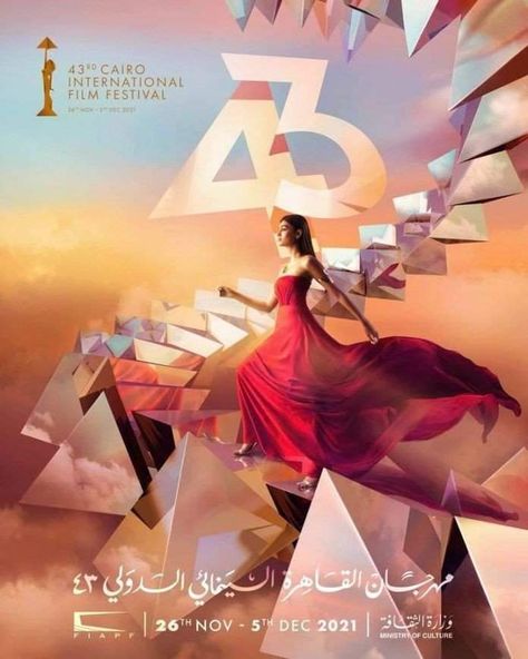 International Film Festival Poster, Festival Ads, Cairo Festival, Film Festival Poster, Female Filmmaker, Ads Design, Festival Poster, International Festival, The Best Films