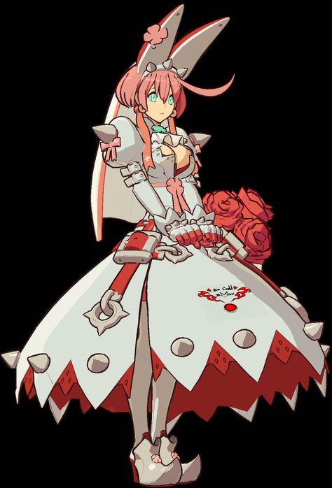 Elphelt Valentine, Idle Animation, Animation Drawing Sketches, Guilty Gear Xrd, Dragon Anime, Character Sprites, Gear Art, Pixel Art Characters, Pix Art