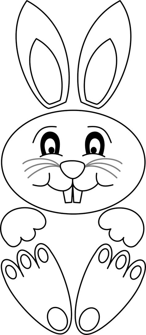 Pin by Thirty One Gifts on Easter | Easter bunny crafts, Easter art, Easter bunny printables Easter Bunny Templates Free Printables, Bunny Template Printable Free Pattern, Easter Bunny Letter, Free Printable Clip Art, Easter Bunny Template, Bunny Templates, Easter Wood Crafts, Easter Templates, Easter Items