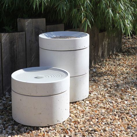 Modern Bird Baths, Concrete Bird Bath, Bird Table, China Clay, Modern Birds, Bird Care, Nature Friendly, Wildlife Gardening, Contemporary Garden